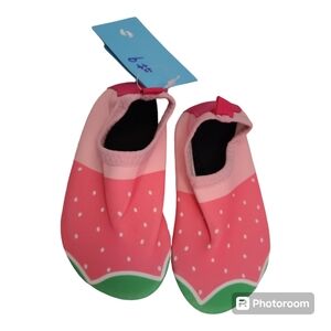 VIFUUR Kids Water Shoes Quick Dry Aqua Socks Swim Outdoor Sport Strawberry 8